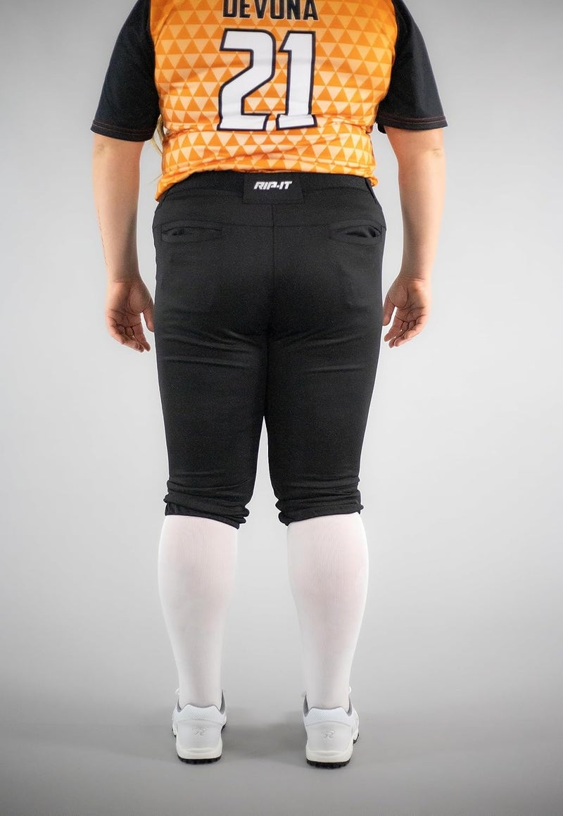 RIP-IT Women's Revolution Softball Pants - Curvy Cut - Sizes XS-XXL - Image 3